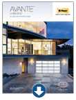 Contemporary garage doors - Avante Brochure